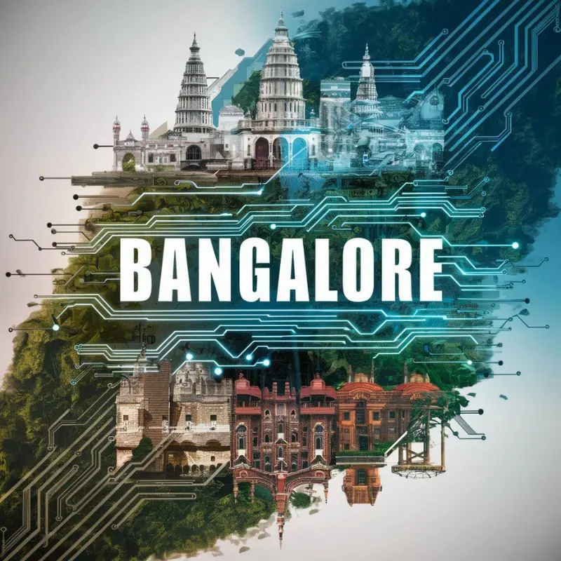 graphic image of bangalore by digital marketing freelancer in bangalore